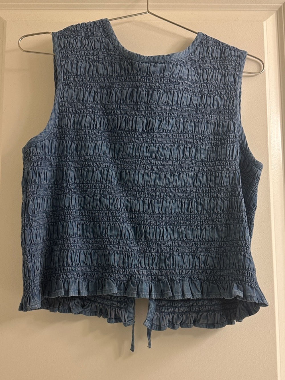 Sezane Rhys Blouse Light Blue